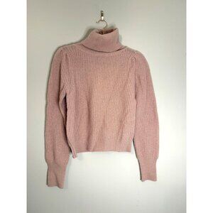NWT Generation Love Turtleneck Sparkly Sweater Rose Pink Size XS Sample [jb]